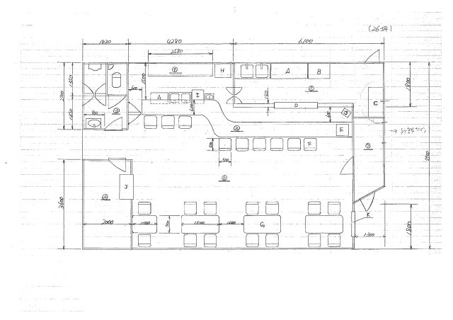 飯田町貸店舗の間取り