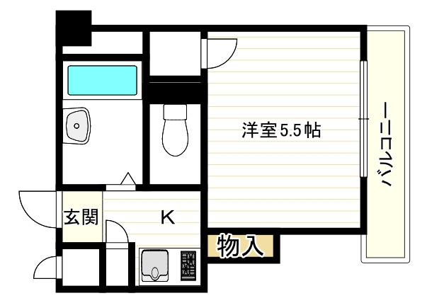 ステイトリー川口屋の間取り