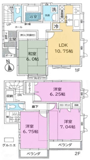 【間取り】 | 小平市大沼町4丁目　中古戸建 | 小平市大沼町4丁目　中古戸建
