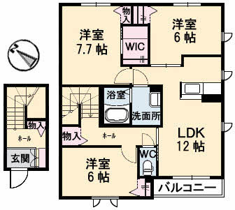プランドールの間取り