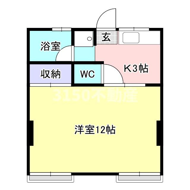 岡戸ビルの間取り