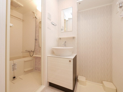 【独立洗面台】 | エスリード中之島ザ・コア | 独立洗面台あり、毎朝おしゃれに忙しい女性の方におすすめです