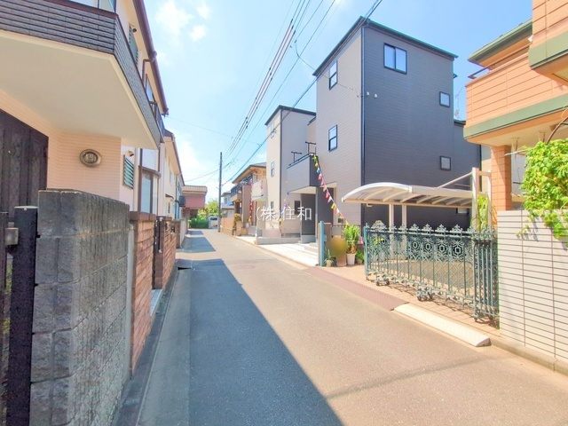 【新築分譲住宅】川越市旭町の前面道路含む現地写真