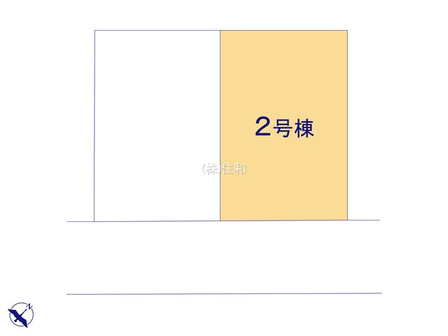 【新築分譲住宅】川越市旭町の区画図