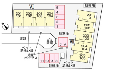 【区画図】 | シャーロットタウンⅥ