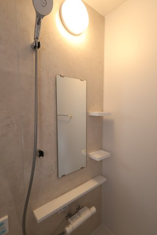 《仲介手数料無料》岩槻区大字岩槻5273-19(全1戸)新築一戸建てブルーミングガーデンの浴室|撮影日 　2025年11月6日 14:15 曇り