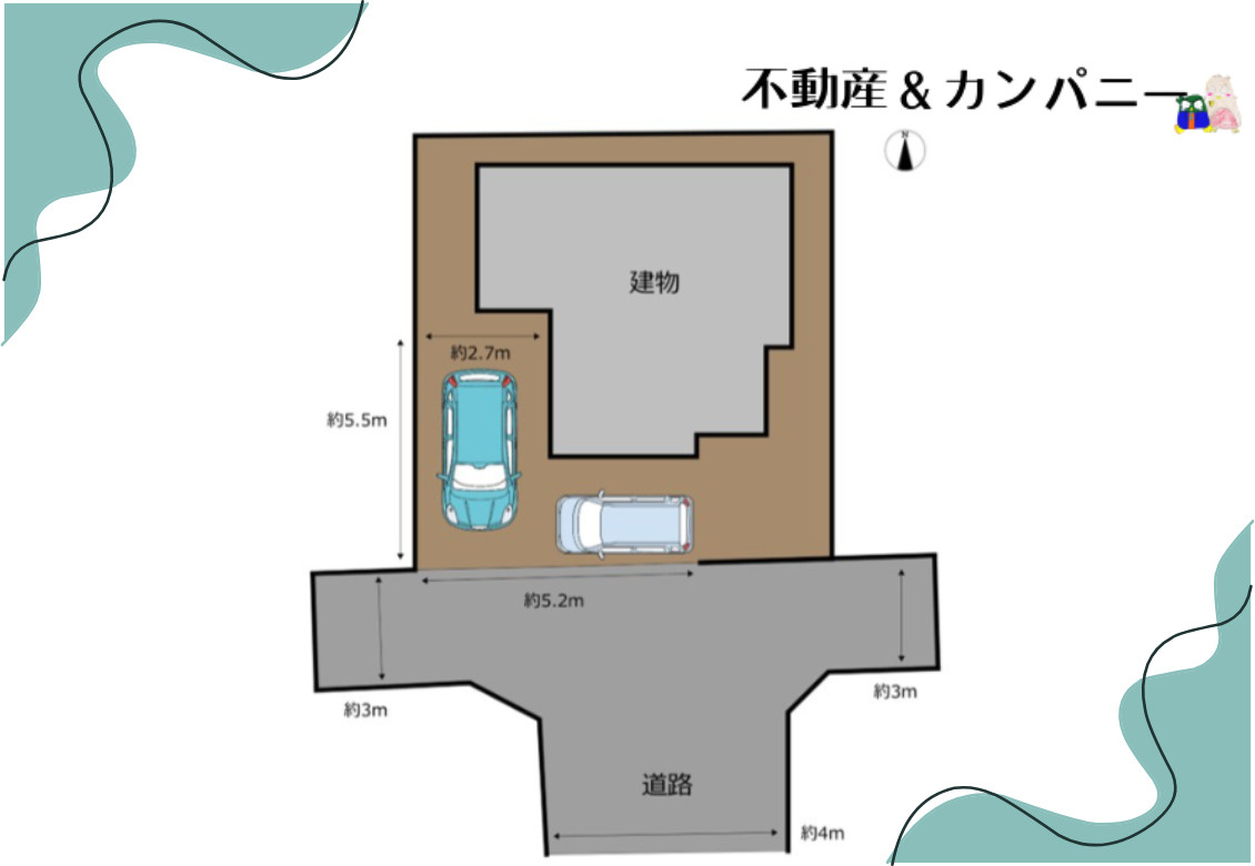 畑寺2丁目中古戸建の区画図