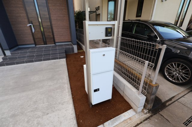 《仲介手数料無料》岩槻区大字南辻32新築一戸建てリーブルガーデンのセキュリティ|撮影日 2025年10月27日 15:00 晴れ