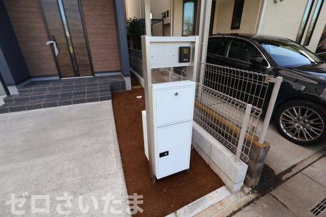 《仲介手数料無料》岩槻区大字南辻32新築一戸建てリーブルガーデンのセキュリティ|撮影日 2025年10月27日 15:00 晴れ