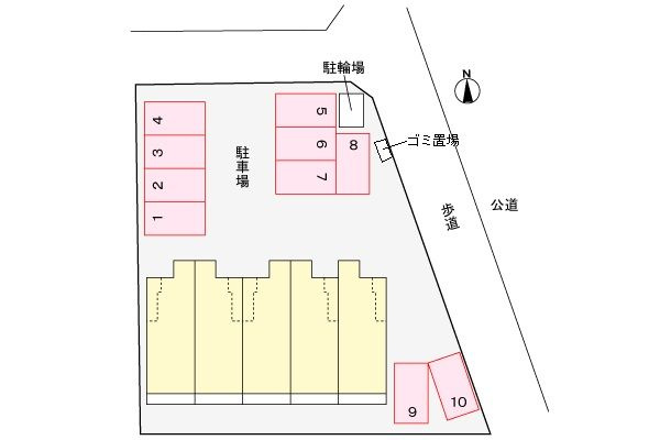 青波・Ｋ１００　　刈谷市近郊の賃貸はクラスホームの駐車場