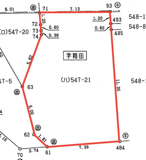 【土地図】 | スカイコート長浜衹園 第Ⅲ期