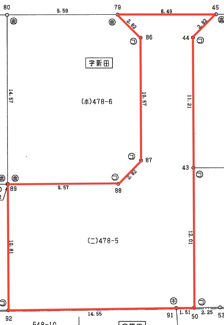【土地図】 | スカイコート長浜衹園 第Ⅲ期