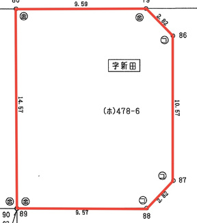 【土地図】 | スカイコート長浜衹園 第Ⅲ期