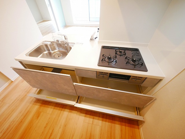 シャーメゾン　杉ケ町のキッチン|キッチンでお料理をお楽しみください