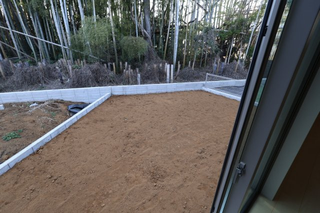 《仲介手数料無料》岩槻区大字平林寺589新築一戸建てリーブルガーデンの庭