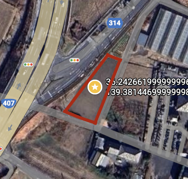 [農地]太田市古戸町288-1(青地)の地図