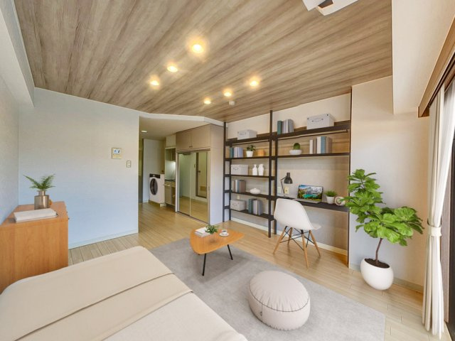 シェモア駅西の居間・リビング