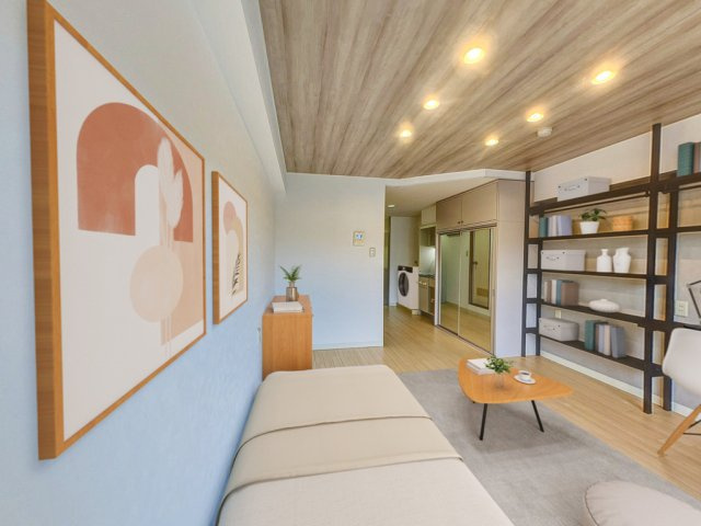 シェモア駅西の居間・リビング