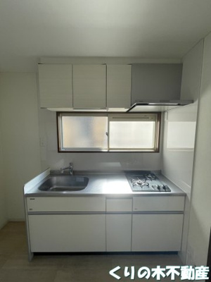 【キッチン】 | 丸木ハイツ | コンパクトなキッチンで掃除もラクラク