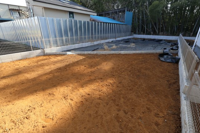 《仲介手数料無料》岩槻区大字平林寺589新築一戸建てリーブルガーデンの庭