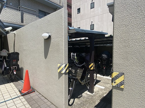 フォルム堀川今出川の駐輪場