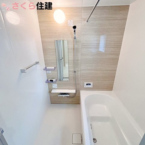 宇都宮市花房３丁目　1号棟の浴室|落ち着いた空間のお風呂です