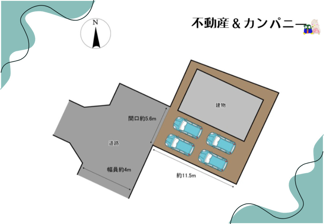 松ノ木1丁目中古戸建の区画図