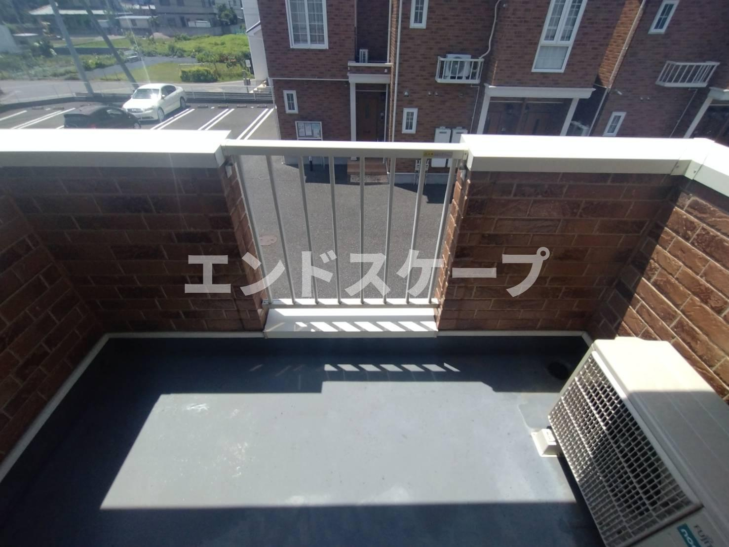ハッピーワンＡのバルコニー|高崎、前橋のお部屋探しはエンドスケープまで！お客様の理想お聞かせ下さい♪