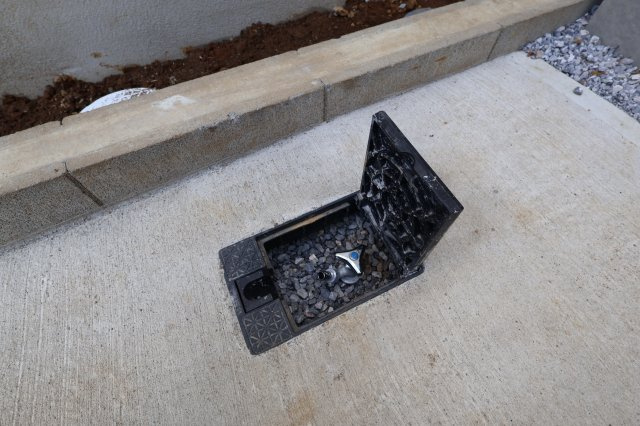 《仲介手数料無料》浦和区駒場１丁目26-12新築一戸建てケイアイスタイルのその他|散水栓
撮影日 2025年9月26日 13:30 晴れ