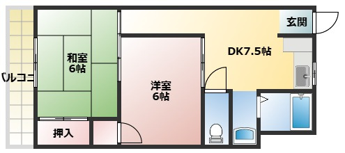 ヒロミツイーストの間取り