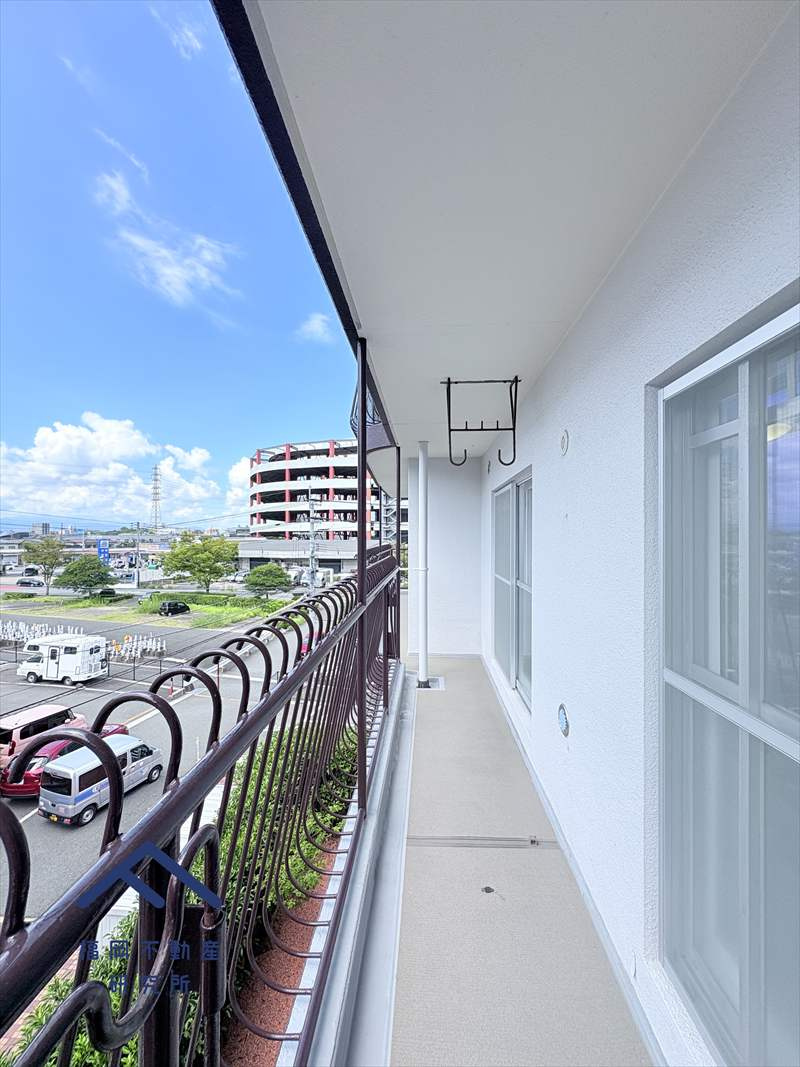 サンライフＡ棟のバルコニー