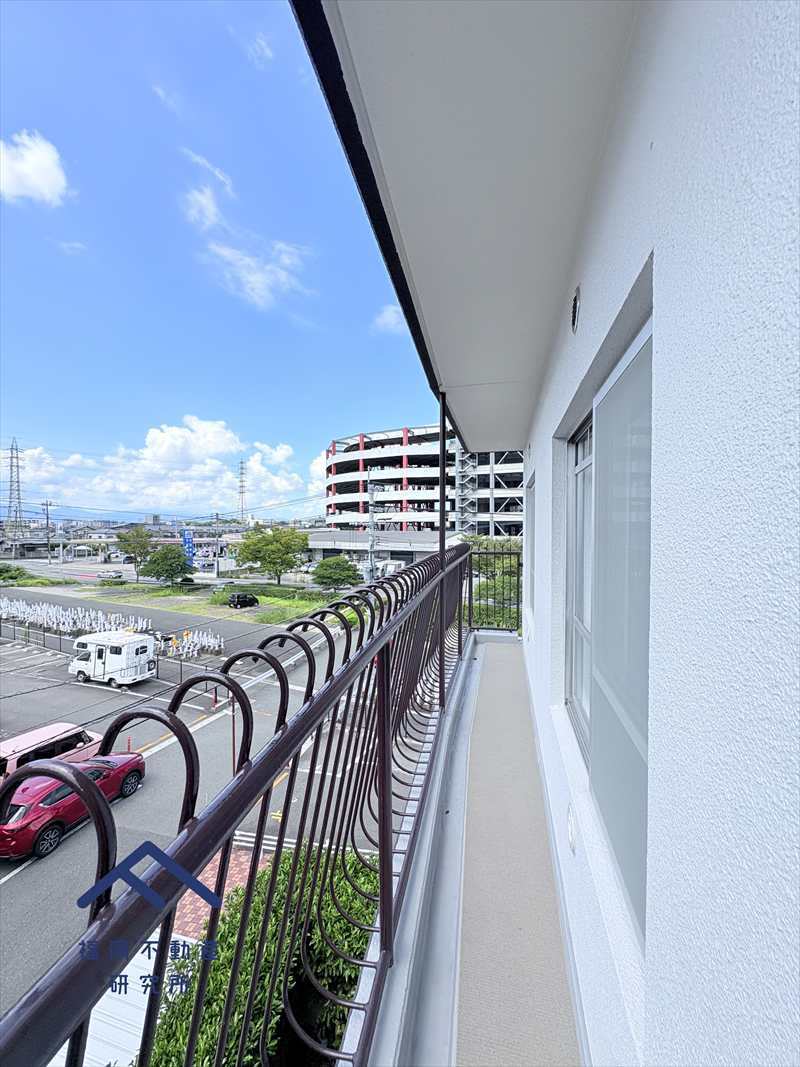 サンライフＡ棟のバルコニー