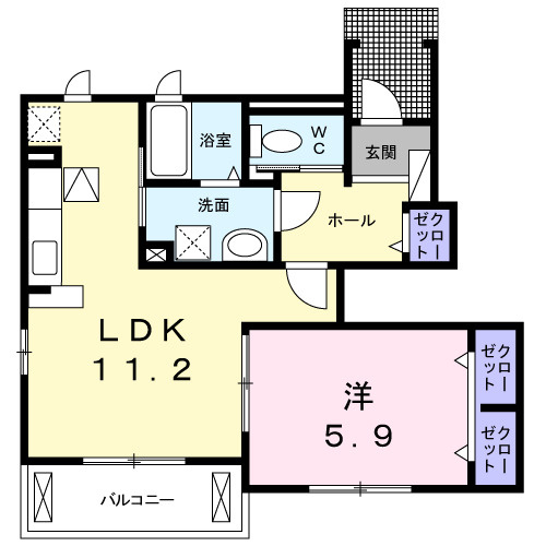 アルトピアーノ一色の間取り