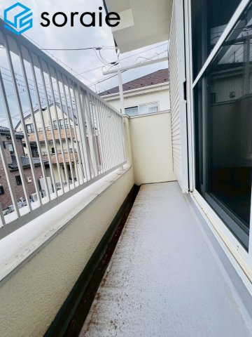 川越市中台南　中古戸建てのバルコニー