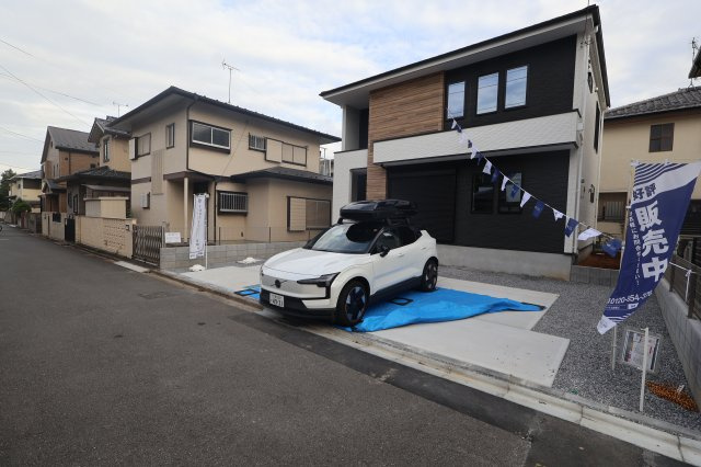 《仲介手数料無料》浦和区大原２丁目14-2(全1戸)新築一戸建てKEIAI GRACEの外観|撮影日 2025年10月6日 15:50 晴れ