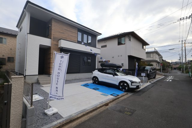 《仲介手数料無料》浦和区大原２丁目14-2(全1戸)新築一戸建てKEIAI GRACEの外観|撮影日 2025年10月6日 15:50 晴れ