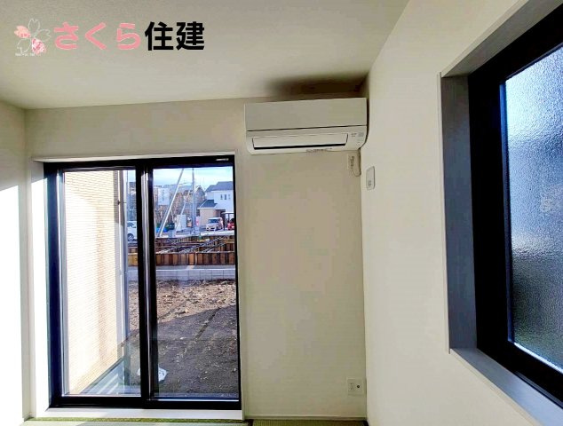 いろどりアイタウン宇都宮市野沢23-P1　12号棟の冷暖房・空調設備|和室にはエアコンが設置済みになります◎