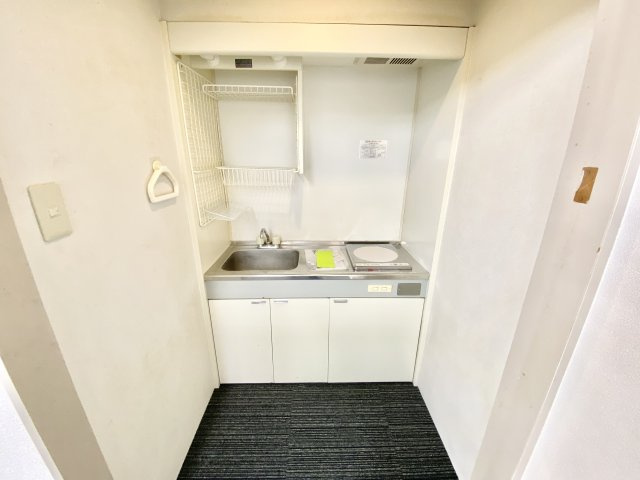 フジコービルⅡのキッチン|きれいなキッチンです