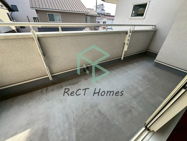 岩端貸家のバルコニー