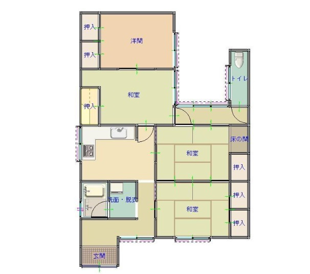 【間取り】 | 間取りは4DKになります。