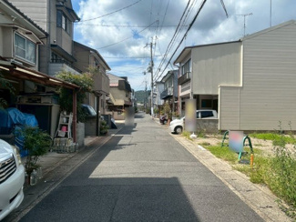【前面道路含む現地写真】 | 右京区梅津開キ町　建築条件なし
