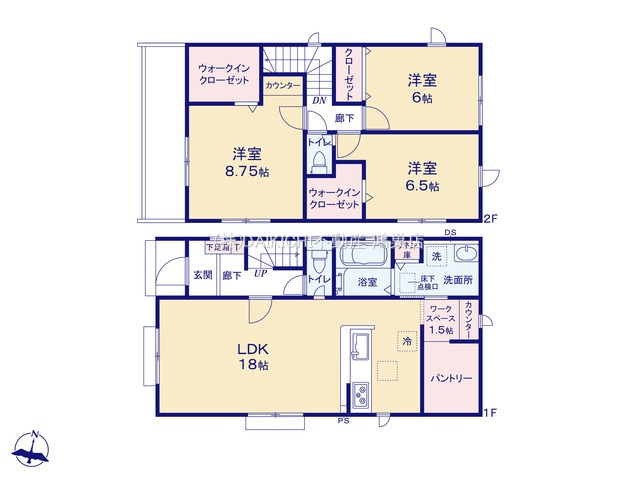 【間取り】 | GRAFARE 川島町中山11期　新築戸建　全6棟　3号棟