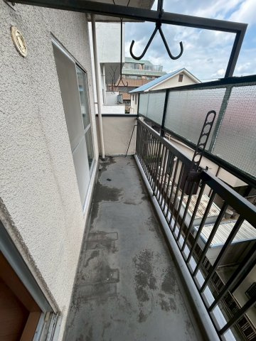 芦屋プラザのバルコニー