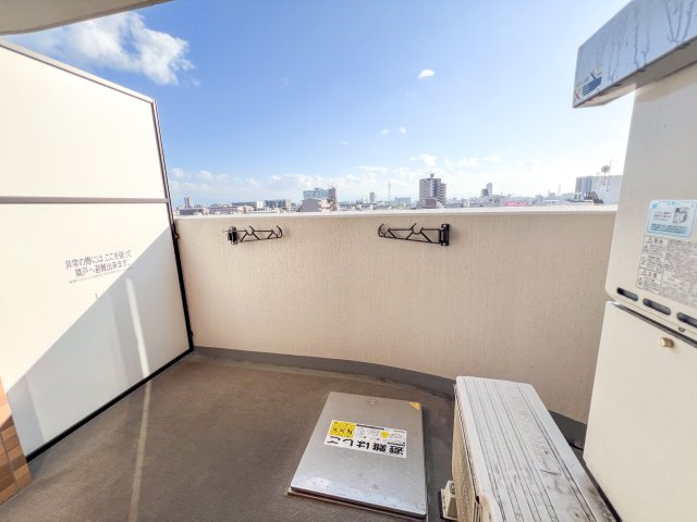 Luxe我孫子Ⅱのバルコニー