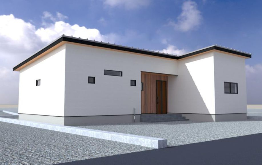 都城市山之口町花木の新築一戸建の外観