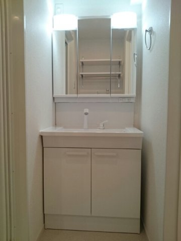 ソラーレ吉井Ⅱの洗面所|広い洗面スペースです★