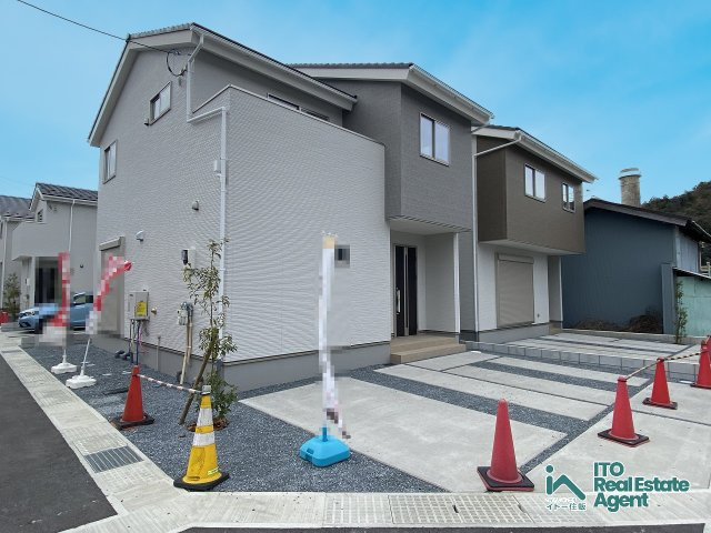 上賀茂北ノ原町 新築戸建 3期9号地の前面道路含む現地写真