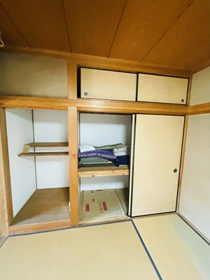 広川町一條貸家の収納|大きなスペースがあり、収納には困りません
