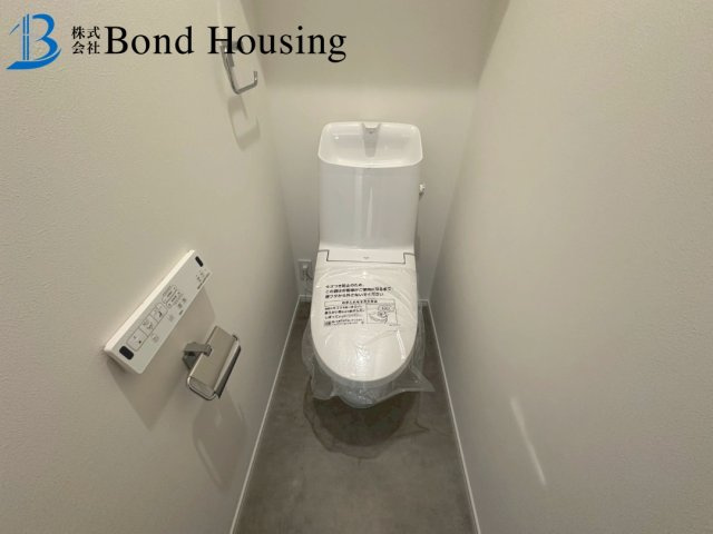 「太陽光パネル搭載」「断熱等級6」青山台 限定1棟のトイレ