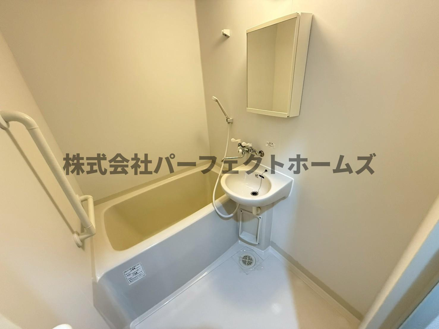 美井元町戸建　賃貸の浴室|ゆったり過ごせるお風呂です